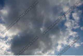 Photo Texture of Blue Clouded Sky